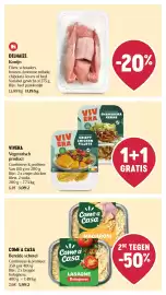 Delhaize folder week 41 Pagina 20: Vivera plant-based crispy chicken fillets €3,09, Konijn €11,19