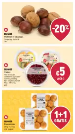 Delhaize folder week 41 Pagina 21: Walnoten of kastanjes, Fruities €5,00