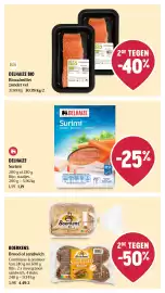 Delhaize folder week 41 Pagina 22: Delhaize surimi €1,19, Delhaize bio biozalmfilet zonder vel €30,39