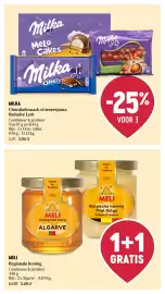 Delhaize folder week 41 Pagina 34: Regionale honing €5,49, Milka Chocoladesnack of smeer pasta €3,94