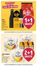 Delhaize folder week 41 Pagina 42: Tripel Karmeliet Bier €16,38, Leffe Prestige of Winter €8,99
