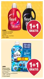 Delhaize folder week 41 Pagina 48: Lenor wasverzachter of parfumparel €9,25, Fleuril vloeibaar wasmiddel €12,99