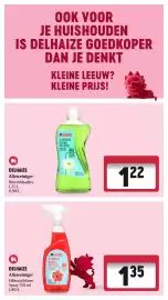 Delhaize folder week 41 Pagina 52: Delhaize allesreiniger €1,22, Delhaize allesreiniger hibiscusbloem €1,35