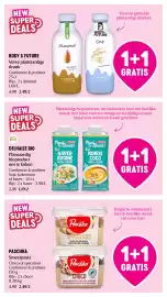 Delhaize folder week 41 Pagina 55: Body & Future verse plantaardige drank €2,49, Paschka smeer pasta €2,49