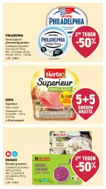 Delhaize folder week 41 Pagina 9: Herta Superieur Ham, natuur €4,29, Bereide groenten €1,73