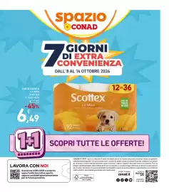 Volantino Spazio Conad | Extra Pagina 1: CARTA IGIENICA LA MAXI SCOTTEX €6,49