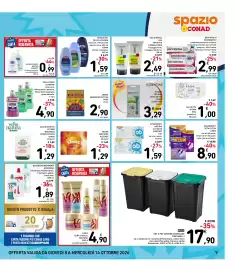 Volantino Spazio Conad | Extra Pagina 9: COLLUTORIO LISTERINE €4,90, DENTIFRICIO PARODONTAX €2,99