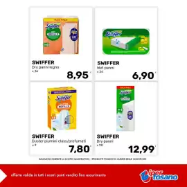 Volantino Iper Tosano settimana 41 Pagina 13: Swiffer Dry panni €12,99, Swiffer Dry panni legno €8,95