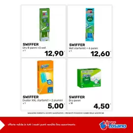 Volantino Iper Tosano settimana 41 Pagina 15: Swiffer Wet starterkit €12,60, Swiffer Dry Kit €12,90
