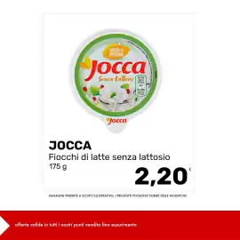 Volantino Iper Tosano settimana 41 Pagina 4: RICCO DI PROTEINE Jocca Senza Lattosio Jocca M STITHE JOCCA Fiocchi di latte