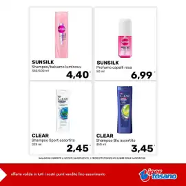 Volantino Iper Tosano settimana 41 Pagina 5: Clear Shampoo Sport assortito €2,45, Clear Shampoo Blu assortito €3,45