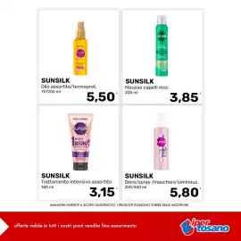 Volantino Iper Tosano settimana 41 Pagina 6: Sunsilk Mousse capelli ricci €3,85, Sunsilk Olio assortito/termoprot. €5,50