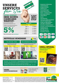 Holz Possling Prospekt Seite 8: Holz Possling UNSERE SERVICES für Sie EXTRA GESPART! IHRE BONUS CASHCARD WARTET! Holen Sie