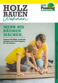 Holz Possling Prospekt Seite 1: possling.de HOLZ BAUEN Wohnen MEHR AUS RÄUMEN MACHEN. Inspirierende Böden, praktische