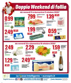 Volantino Eurospin Pagina 20: Maionese Dei Sale €0,59, Cotoletta con filetto di pollo €2,29