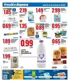 Volantino Eurospin Pagina 3: Piadina romagnola IGP alla riminese €0,89, Pesti al basilico €0,95