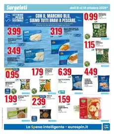 Volantino Eurospin Pagina 7: Ondina Filetti di Orata €6,39, Paella €2,39