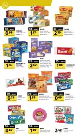 Folheto Coviran Página 12: Aurora madalenas laranja ou chocolate €1,83, Orbit pastilhas elasticas €0,69