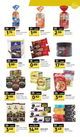 Folheto Coviran Página 9: Dolce Gusto Café 48 caps €14,99, Bimbo pão forma sandwich integral €1,89