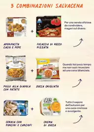 Volantino Gelmarket Pagina 7: 3 COMBINAZIONI SALVACENA Soavegel Voo APERI PASTA CACIO & PEPE Saziosi Maccheroncini Cacio e