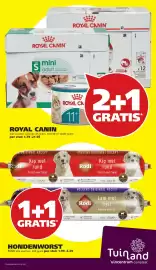 Tuinland folder Pagina 6: Royal canin €1,79, Rodi Hondenworst €2,49