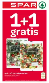 Spar folder Pagina 1: SPARA 1+1 gratis WOKGROEN OOSTER ROERBAKGROENTEN ITALIAANS WOKKEN: 4-6 MIN. PAKSOI PREI SOJABONEN