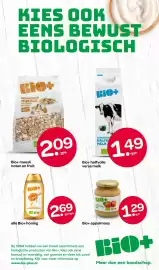 Spar folder Pagina 10: Bio+ Halfvolle Verse Melk €1,49, Bio+ Appelmoes €1,29