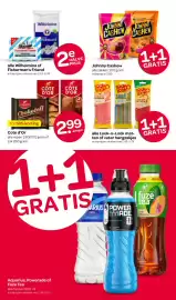Spar folder Pagina 14: Aquarius, Powerade of Fuze Tea €1,55, Alle Wilhelmina of Fisherman's Friend