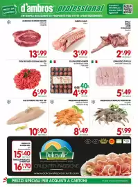 Volantino D'Ambros Pagina 10: Spalla coscia carrè di maialino €2,99, Uova fresche medie Aia €4,99