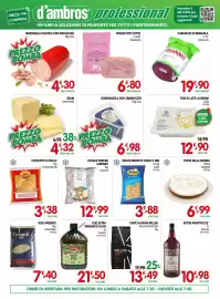 Volantino D'Ambros Pagina 11: Cotolette di pollo Fattoria Bonita €3,38, Gorgonzola DOP cremificato €6,98