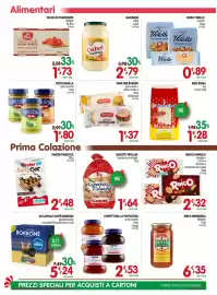 Volantino D'Ambros Pagina 12: Biscotti frollini classic Baroni €1,64, Confettura La Pasticcera €2,53