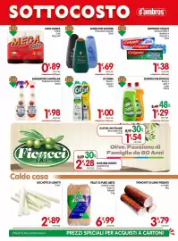 Volantino D'Ambros Pagina 5: Cif crema €1,00, Bagno Pino Silvestre €1,69