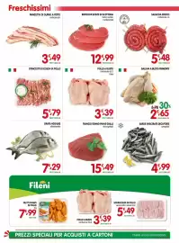 Volantino D'Ambros Pagina 6: Bistecche scelte di Scottona €12,99, Pollo a busto €3,39