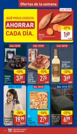 Folleto ALDI semana 42 Página 2: Boniat €1,69, La tabla jamón serrano reserva €2,25