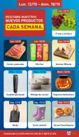 Folleto ALDI semana 42 Página 3: Lun. 12/10 - dom. 18/10 DESCUBRE NUESTROS NUEVOS PRODUCTOS CADA SEMANA. Lun. 12/10 Carne y