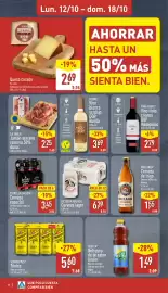 Folleto ALDI semana 42 Página 8: Victoria Málaga cerveza lager €6,39, Schweppes Tónica €5,60
