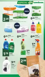 Catálogo Coviran Página 9: Coviran Fregona algodón crudo o amarilla €0,89, Coviran papel higiénico 2 capas €2,29