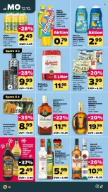 Netto Prospekt woche 42 Seite 14: Echter Nordhäuser Doppelkorn oder Wildkräuter €5,99, Budweiser Lager Fass €11,99