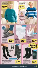 Netto Prospekt woche 42 Seite 23: Kompresionsstrümpfe €5,99, Unisex Hausschuhe mit Fleecefutter* €6,99