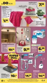 Netto Prospekt woche 42 Seite 24: WC-Garnitur* €9,99, Handbrause-Set mit Duschradio* €14,99