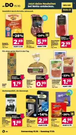 Netto Prospekt woche 42 Seite 36: FARMLÄNDER Corned Beef Aufschnitt* €1,29, Bauern Schnitten €0,99