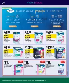 Woolworths catalogue week 41 Page 5: TENA Incontinence Pads Maxi Night Extra Long €11,00