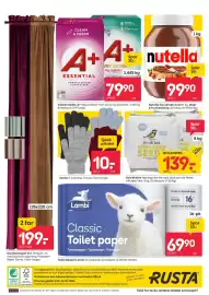 Rusta kundeavis uke 41 Side 16: Nutella Hasselnøtt krem €99,90, Vanter €10,00