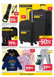 Rusta kundeavis uke 41 Side 5: Koffert Air €399,00, Oppladbar lommelykt €50,00