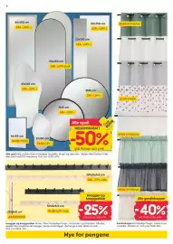 Rusta kundeavis uke 41 Side 6: Alle speil, Medlemspris €79,90, Gardinkapper €79,90