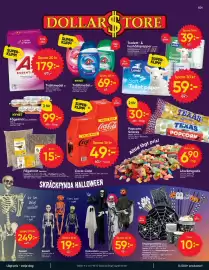 DollarStore annonsblad Sida 1: Dekoration hängande €59,00, Skelett €19,00