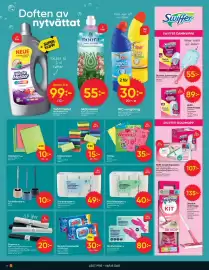 DollarStore annonsblad Sida 6: Iisi nitrilhandskar €80,00, Swiffer refill rengöringsdukar €107,00