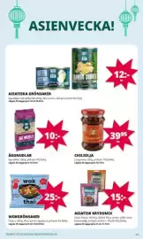 Tempo reklamblad vecka 41 Sida 4: Chiliolja €39,95, Findus wok thai €25,00