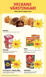 Tempo reklamblad vecka 41 Sida 6: Tutti Frutti, Tyrkisk Peker €15,00, Kungsämen Väffelmix €15,00