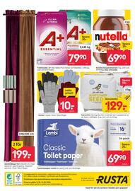 Rusta reklamblad vecka 41 Sida 16: Solrosfrön €129,00, Vantar €10,00